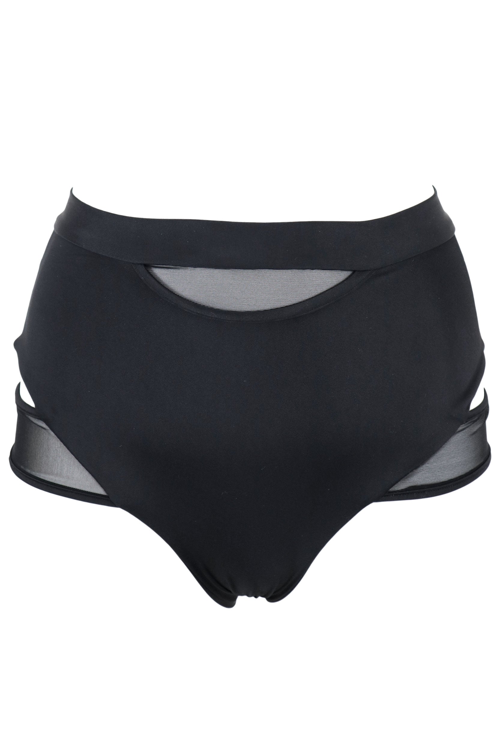 CIRCE MESH SLIP BLACK