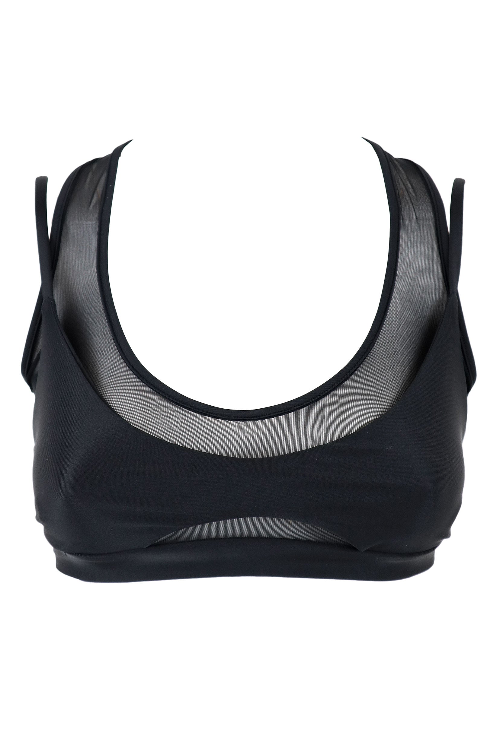 CIRCE MESH TOP BLACK