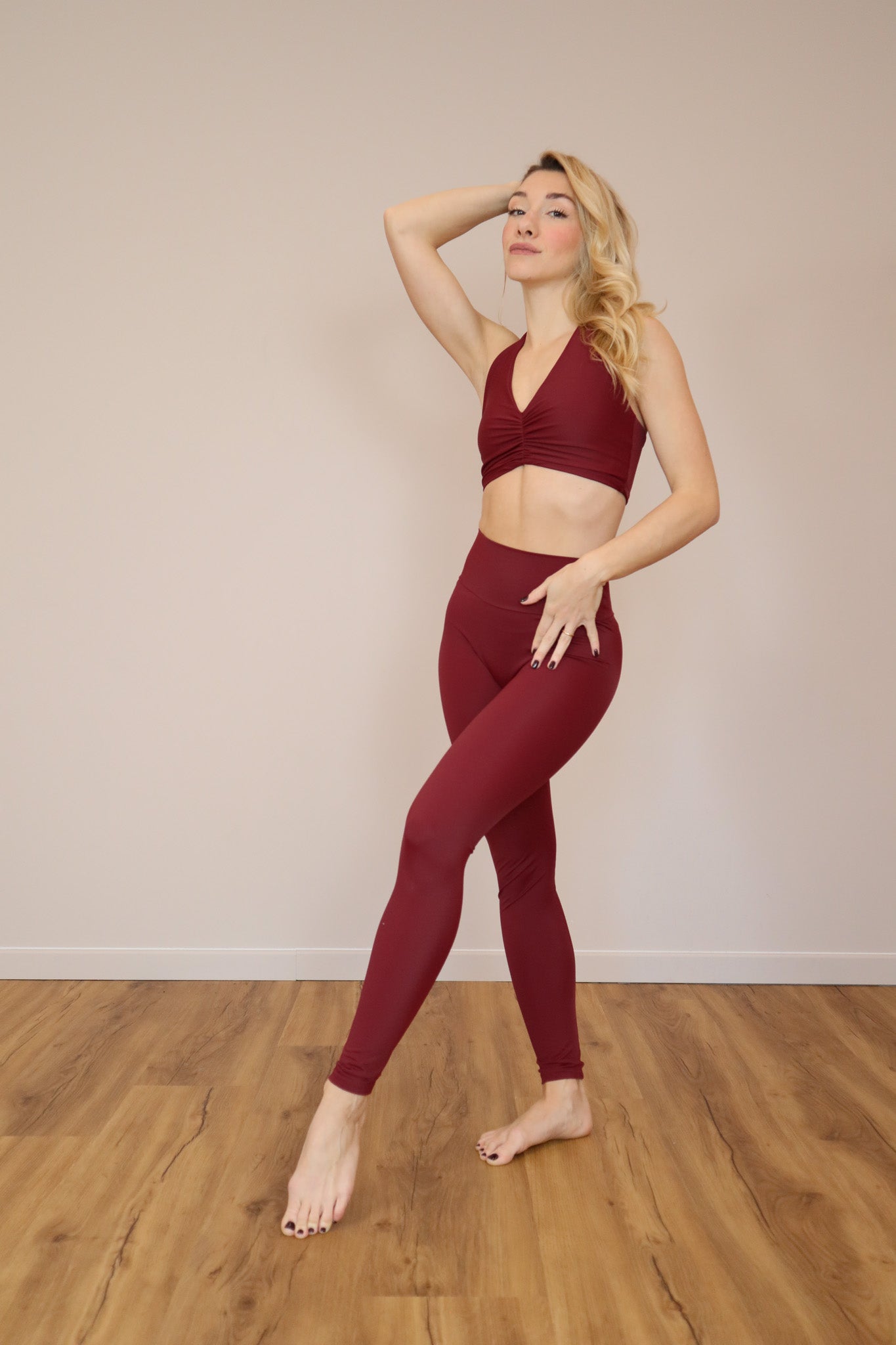 EROS LEGGINGS - MERLOT