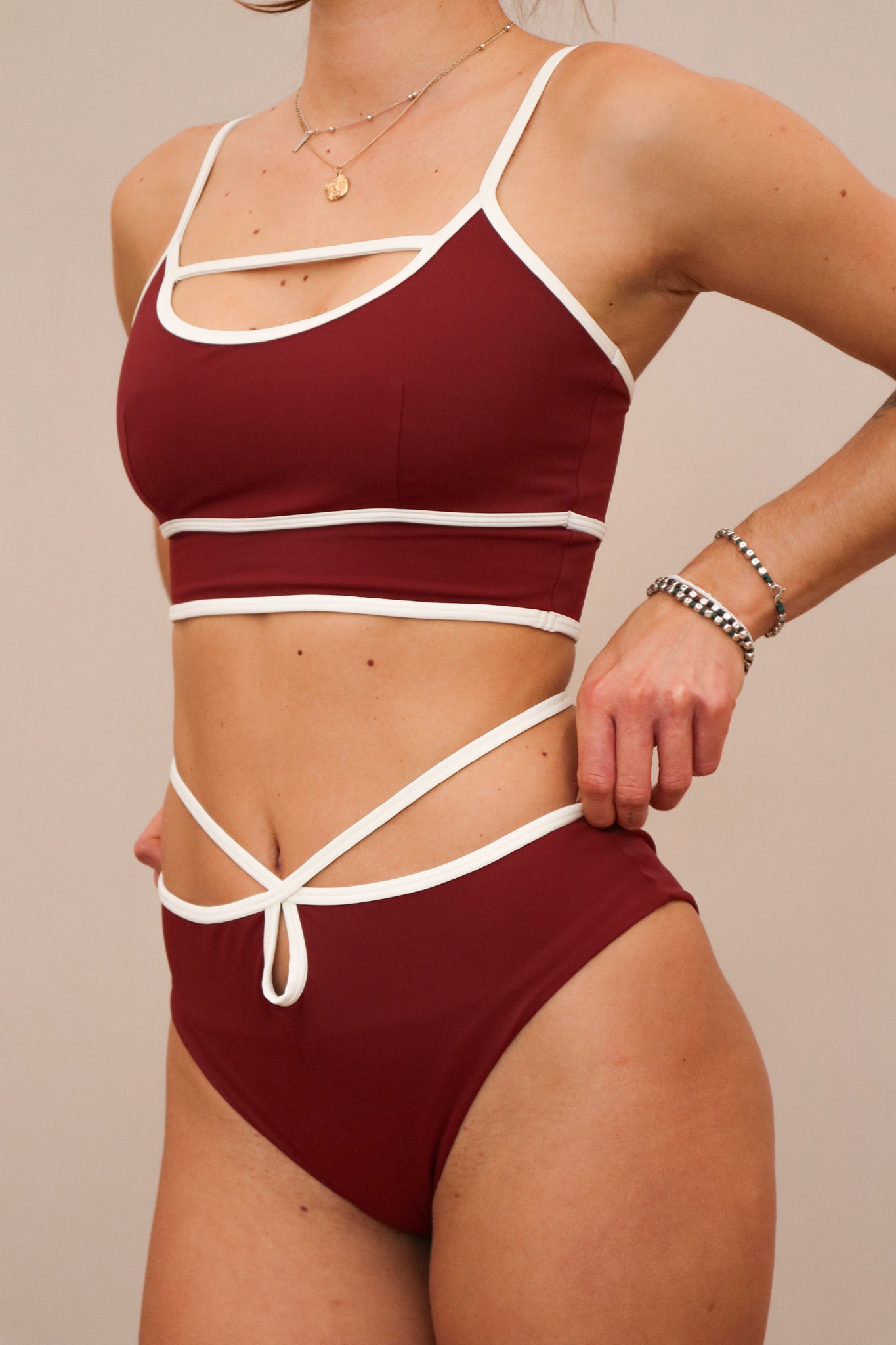 AFRODITE TOP - MERLOT