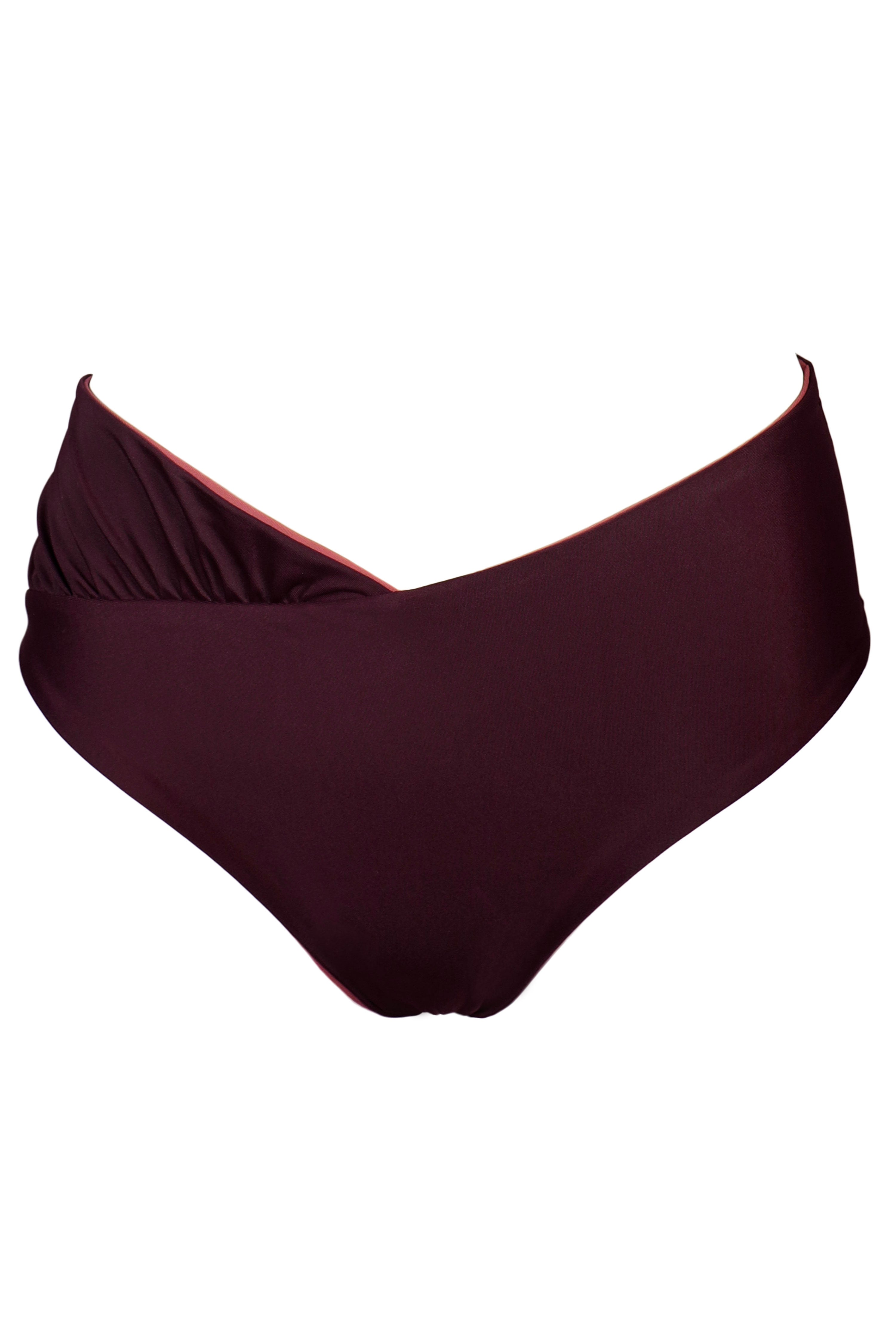 CALLISTO SLIP APRICOT BRANDY/DARK BURGUNDY