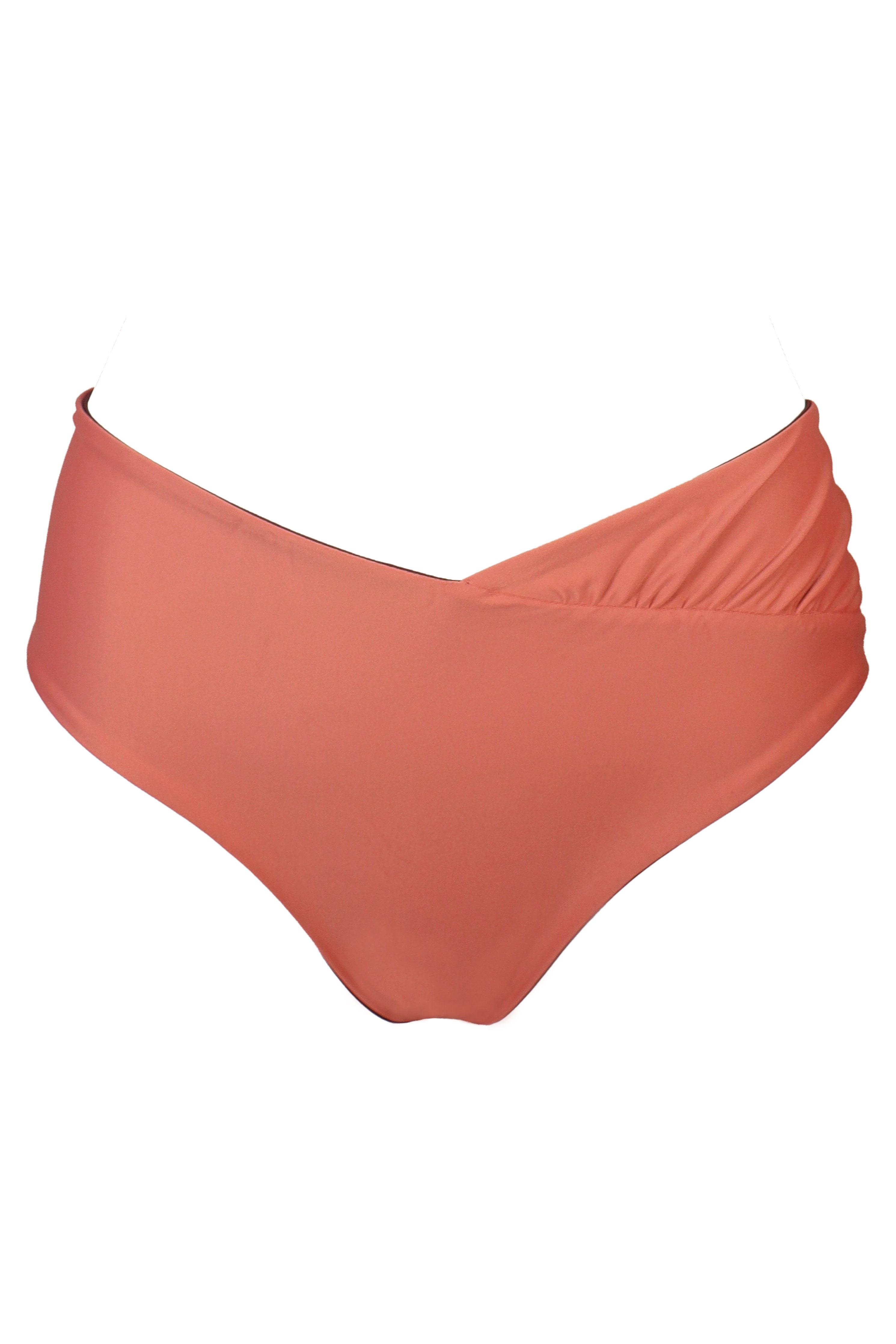 CALLISTO SLIP - APRICOT BRANDY/DARK BURGUNDY